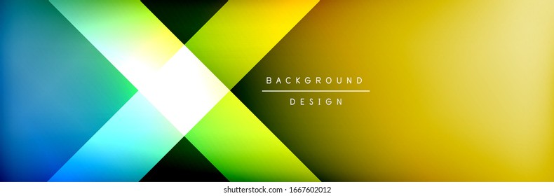 Abstract background - squares and lines composition created with lights and shadows. Technology or business digital template. Trendy simple fluid color gradient abstract background with dynamic