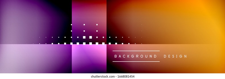 Abstract background - squares and lines composition created with lights and shadows. Technology or business digital template. Trendy simple fluid color gradient abstract background with dynamic