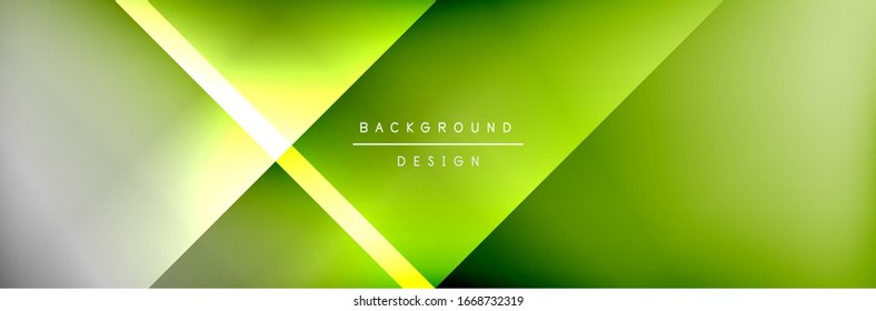 Abstract background - squares and lines composition created with lights and shadows. Technology or business digital template. Trendy simple fluid color gradient abstract background with dynamic
