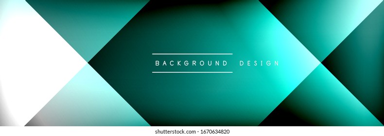 Abstract background - squares and lines composition created with lights and shadows. Technology or business digital template. Trendy simple fluid color gradient abstract background with dynamic