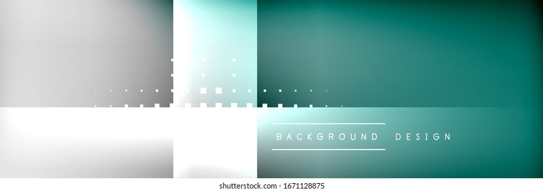 Abstract background - squares and lines composition created with lights and shadows. Technology or business digital template. Trendy simple fluid color gradient abstract background with dynamic