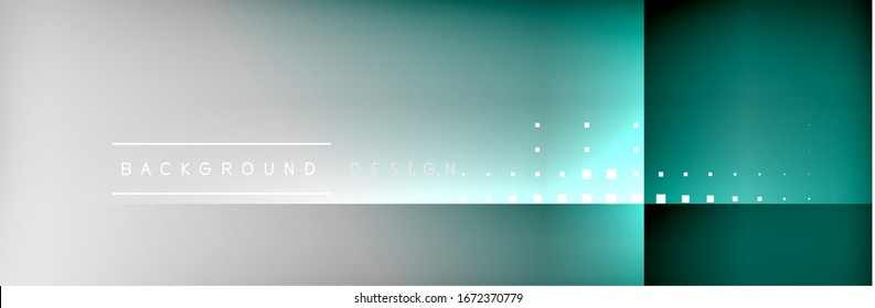 Abstract background - squares and lines composition created with lights and shadows. Technology or business digital template. Trendy simple fluid color gradient abstract background with dynamic