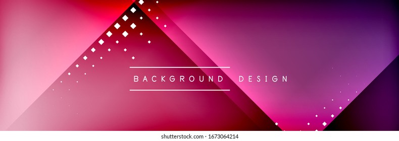 Fondo abstracto: composición de cuadrados y líneas creada con luces y sombras. Tecnología o plantilla digital de negocios. Fondo abstracto de color simple y moderno con fondo dinámico