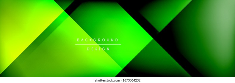 Abstract background - squares and lines composition created with lights and shadows. Technology or business digital template. Trendy simple fluid color gradient abstract background with dynamic