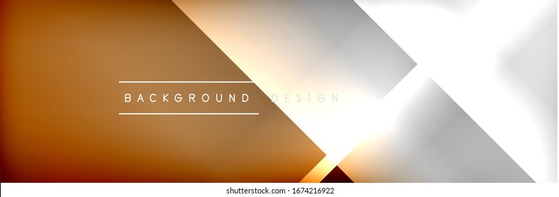 Abstract background - squares and lines composition created with lights and shadows. Technology or business digital template. Trendy simple fluid color gradient abstract background with dynamic