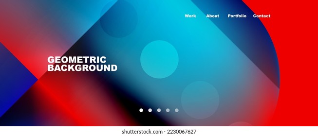 Abstract background - squares and lines composition created with lights and shadows. Technology or business digital template