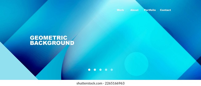 Abstract background - squares and lines composition created with lights and shadows. Technology or business digital template