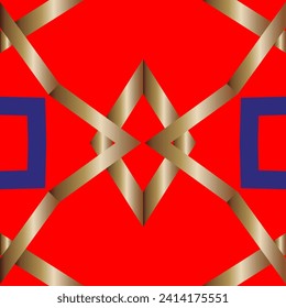 abstract background with squares .   Modern art color plaid design . For greeting card, flyers posters, brochures.  Geometry gold grid texture  