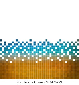 Abstract  background squares  mosaic for design
