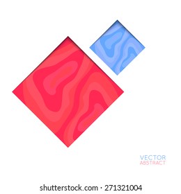 Abstract background. Squares on white. Flyer brochure booklet and websites design. Vector template