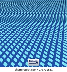 Abstract  background with squares in perspective. Eps10 Vector illustration