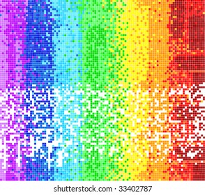 Abstract background from squares - a picture from pixels #3