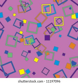 abstract background with squares, seamless repeat pattern