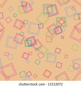 abstract background with squares, seamless repeat pattern