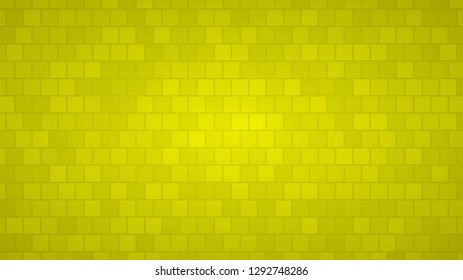 Abstract background of squares in shades of yellow colors