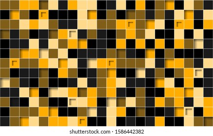 Abstract background with squares. Vector.