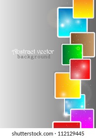 Abstract background with squares. Vector illustration.