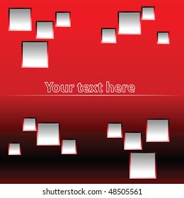 Abstract background with squares vector illustration template