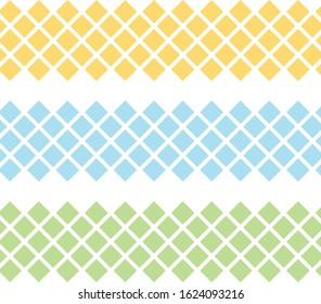 Abstract background. Squares in yellow tones. Flat design, vector.