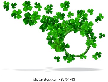 abstract background of St Patrick Day vector illustration