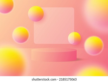 Abstract Background Stand. Vector illustration.ai