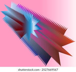   fundo abstrato com setas em estrela.