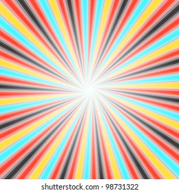 Abstract background of star burst - eps 10 vector