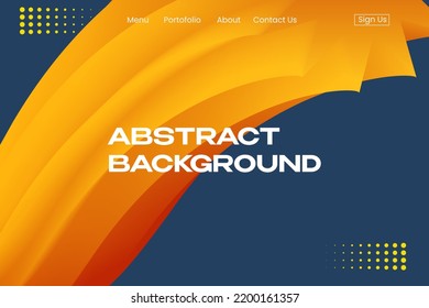 Abstract Background Star Red Yellow Landing Page Website Professional