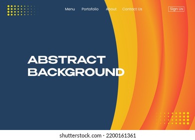 Abstract Background Star Red Yellow Landing Page Website Professional