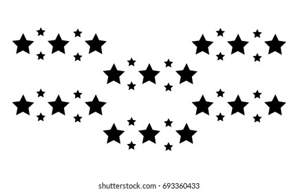 Abstract background star style collection