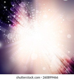 Abstract background with a starburst design