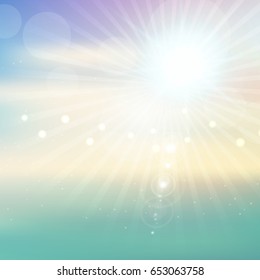 Abstract background with a starburst design