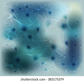 Abstract background with starfish. EPS10 vector illustration.