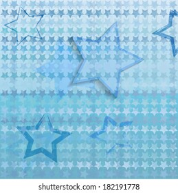 Abstract background with stars
