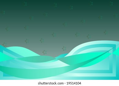 Abstract background with stars
