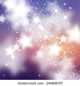Abstract background with stars