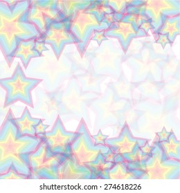 Abstract background with stars