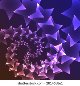 Abstract background with stars
