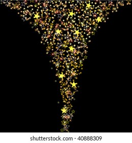 Abstract background with stars