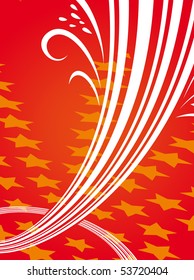 Fondo abstracto con estrellas