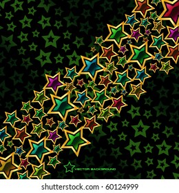 Abstract background with stars.