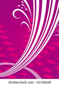 Abstract background with stars