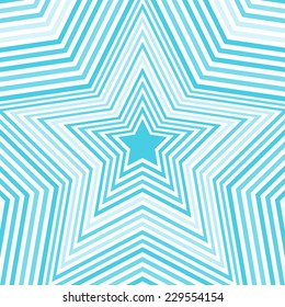 Abstract background with stars in blue tones. Vector illustration