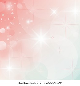 Abstract background with stars and circles