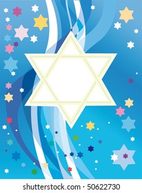 Abstract background from the stars of David