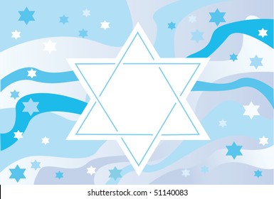 Abstract background from the stars of David