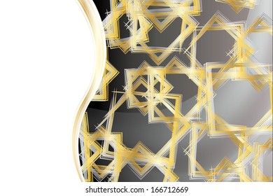 abstract background with stars of different colors