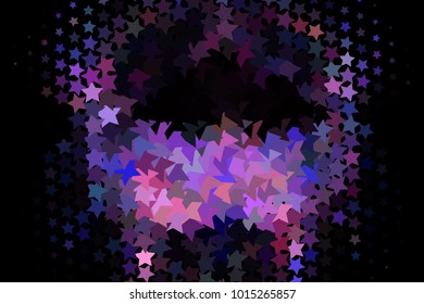 Abstract background with stars. Halftone effect. Design element for posters, business cards, presentations layouts, showcases. Vector clip art