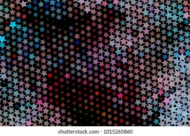 Abstract background with stars. Halftone effect. Design element for posters, business cards, presentations layouts, showcases. Vector clip art
