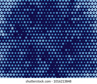 Abstract background with stars. Halftone effect. Design element for posters, business cards, presentations layouts, showcases. Vector clip art
